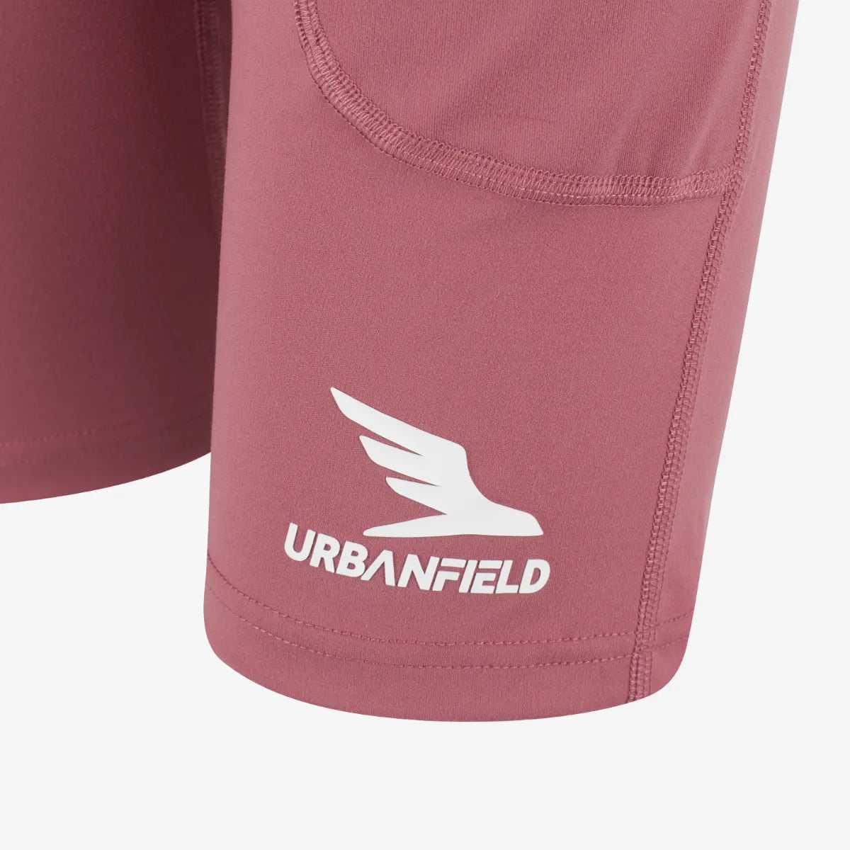 Urbanfield Sports Active Training High-Waist Short Leggings Women - Mauve