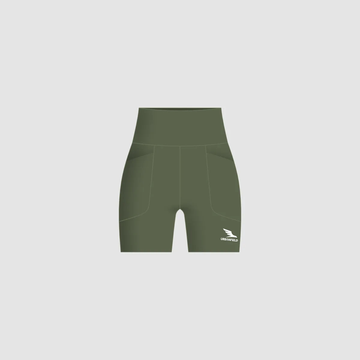 Women's Active Training High-Waist Short Leggings - Olive