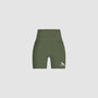 Women's Active Training High-Waist Short Leggings - Olive