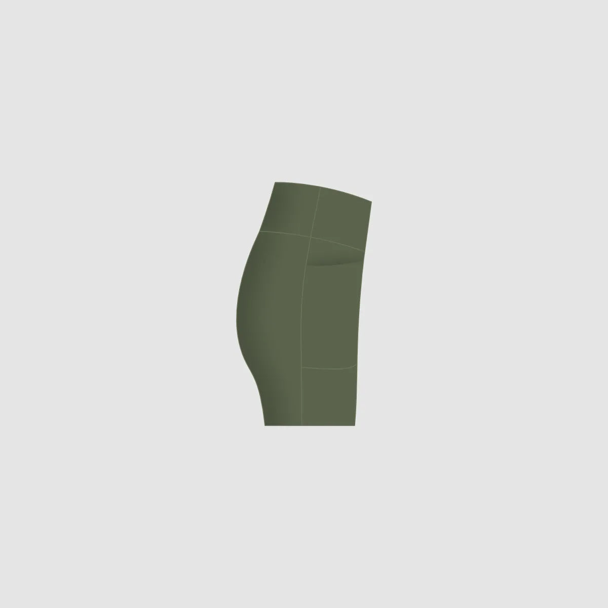 Women's Active Training High-Waist Short Leggings - Olive