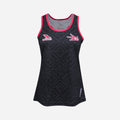 Women's Broomgrove Badminton Club 2025 Tank Top - Black/Hot Pink/White