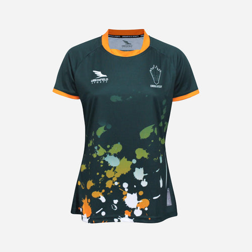 Women's Cross O'Cliff Badminton Club Green Shirt