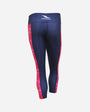 Women's Geometric Camo 3/4 Leggings - Navy & Hot Pink