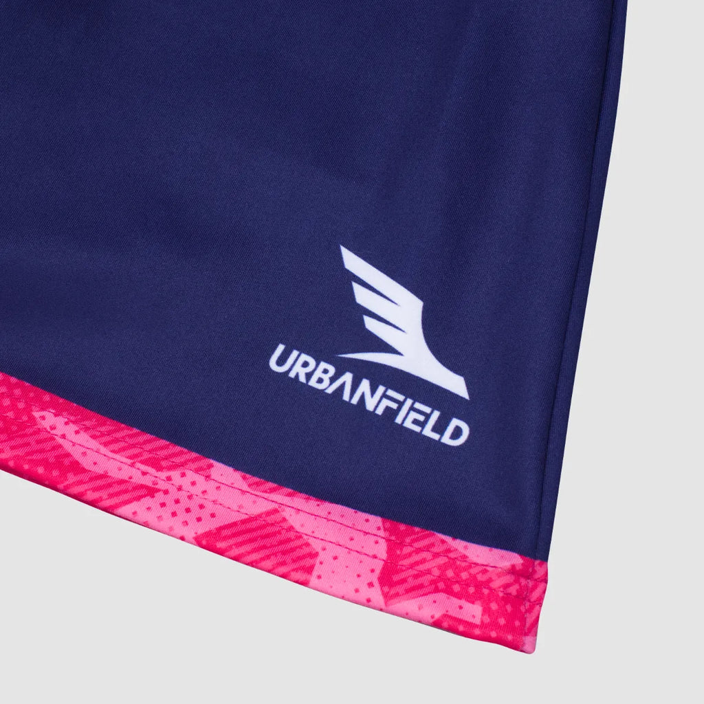Women's Urbanfield Sports Geometric Camo Skort - Navy/Hot Pink