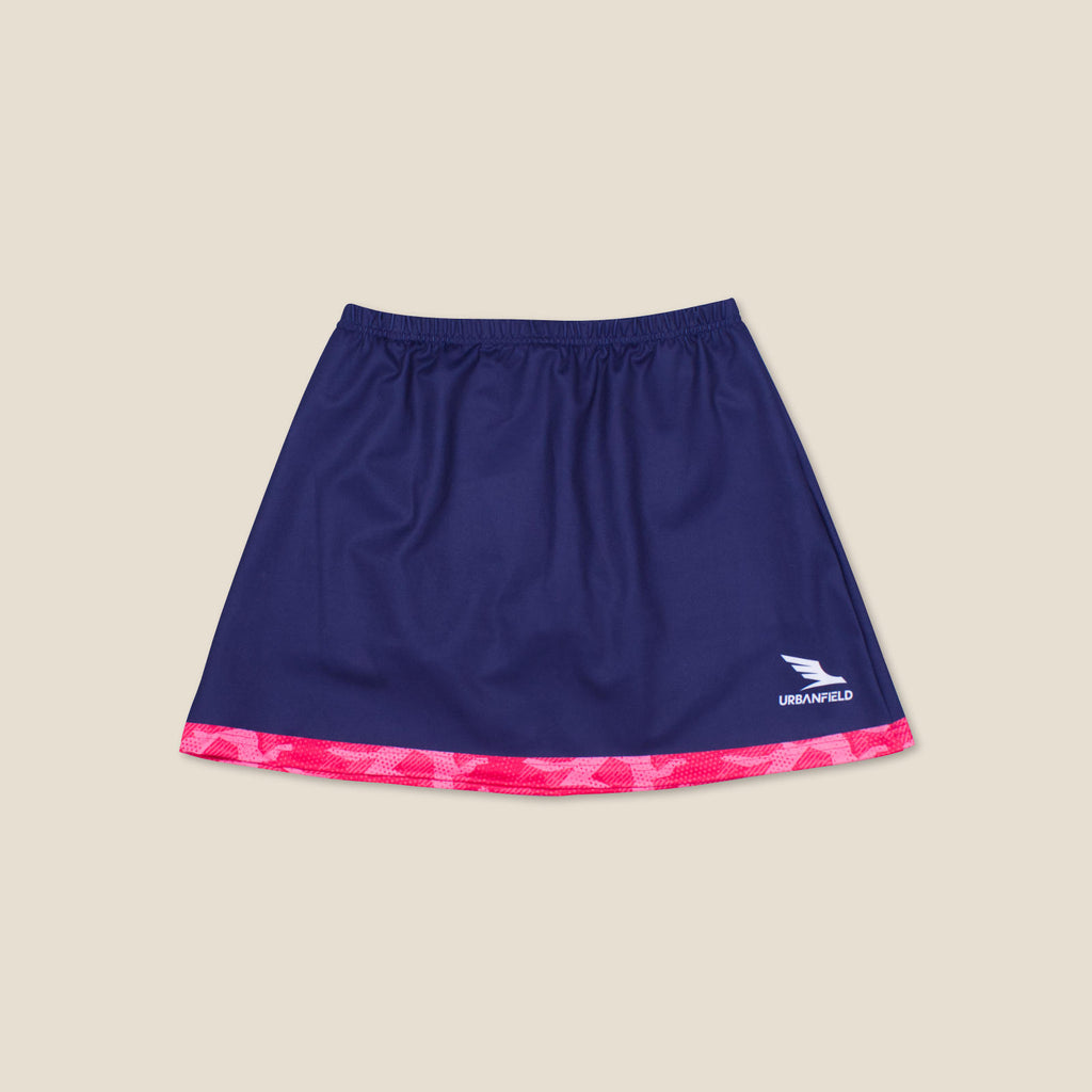 Women's Urbanfield Sports Geometric Camo Skort - Navy/Hot Pink