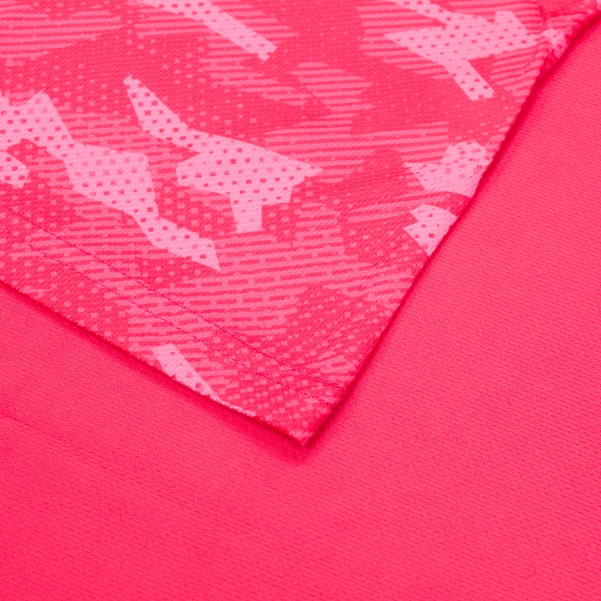 Women's Geometric Camo Tank Top - Hot Pink