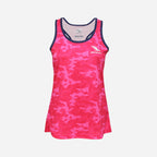 Women's Geometric Camo Tank Top - Hot Pink