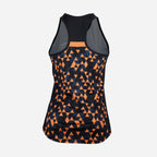 Women's Geometric Triangle Racerback Vest Top - Black