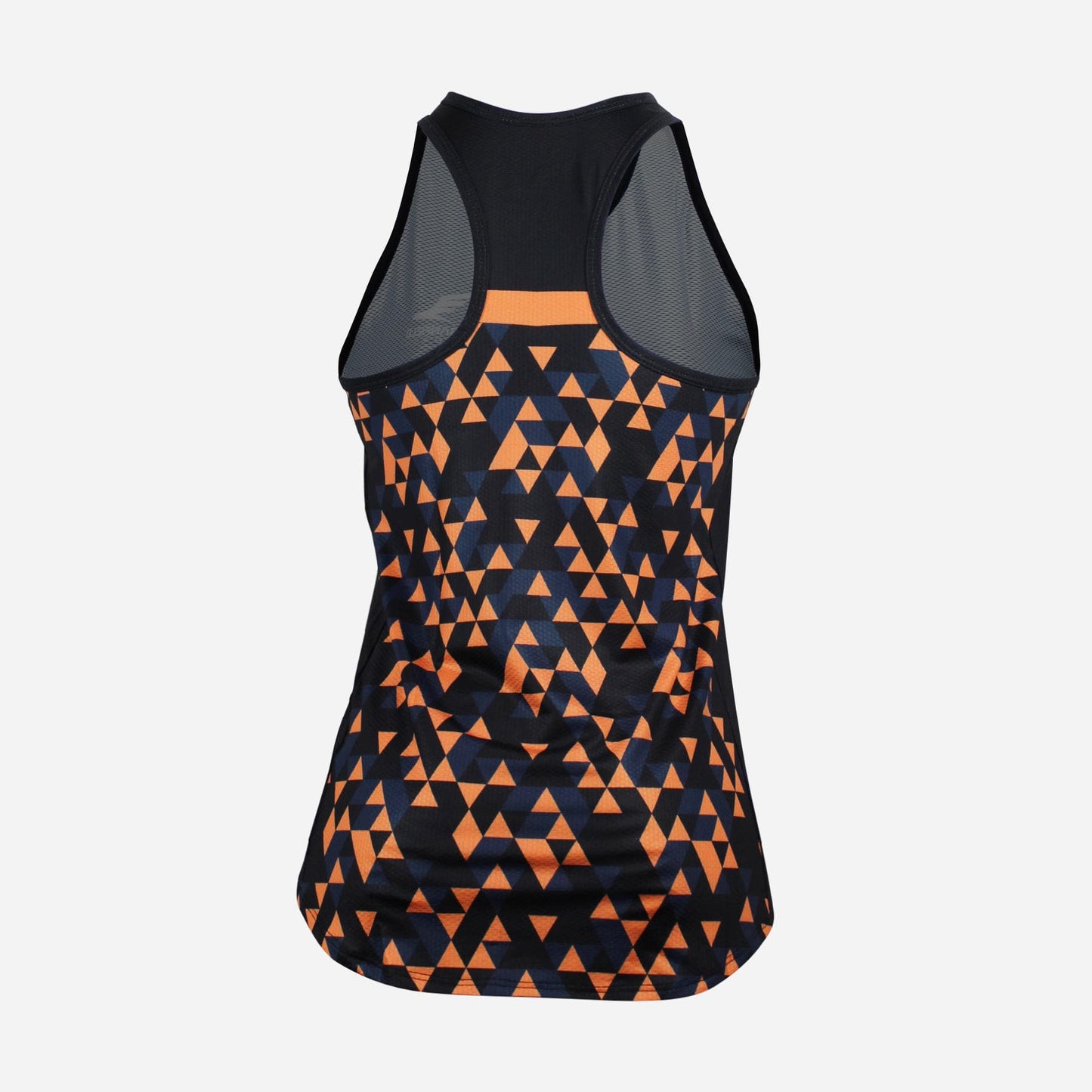 Women's Geometric Triangle Racerback Vest Top - Black