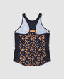 Women's Urbanfield Sports Geometric Triangle Racerback Vest Top - Black