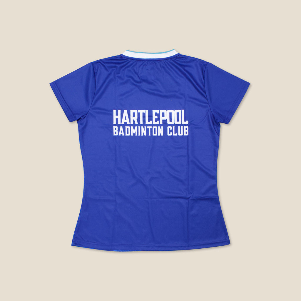 Women's Hartlepool Badminton Club 2026 Shirt - Royal Blue