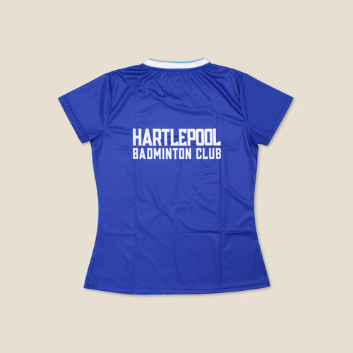 Women's Hartlepool Badminton Club 2026 Shirt - Royal Blue