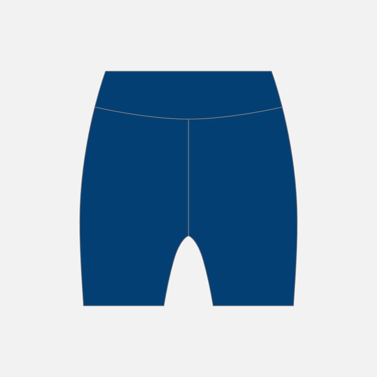 Women's Hartlepool Badminton Club 2026 Short Leggings - Royal Blue