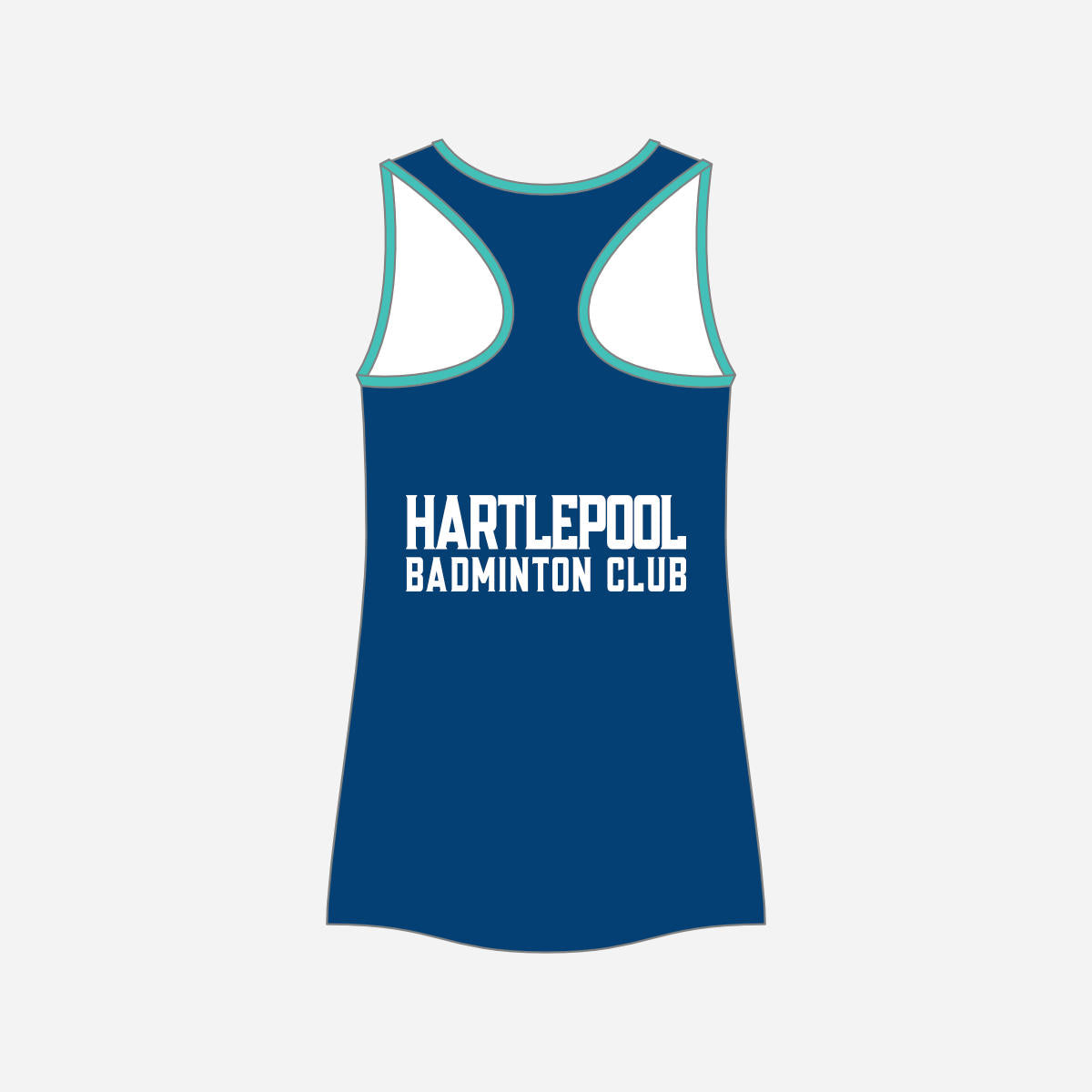 Women's Hartlepool Badminton Club 2026 Tank Top - Royal Blue