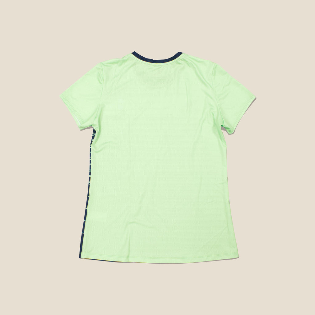 Women's Urbanfield Sports Horizontal Stripes Short Sleeve T-Shirt - Mint Green