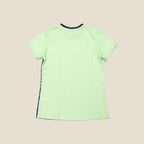 Women's Urbanfield Sports Horizontal Stripes Short Sleeve T-Shirt - Mint Green