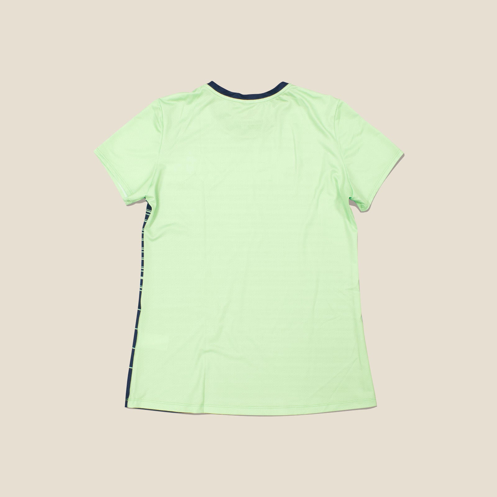 Women's Urbanfield Sports Horizontal Stripes Short Sleeve T-Shirt - Mint Green