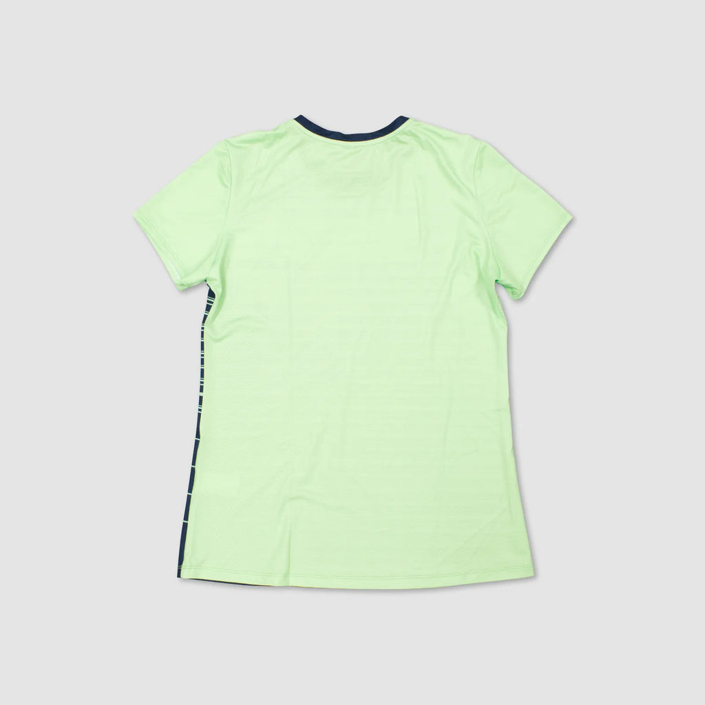Women's Urbanfield Sports Horizontal Stripes Short Sleeve T-Shirt - Mint Green