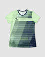 Women's Urbanfield Sports Horizontal Stripes Short Sleeve T-Shirt - Mint Green