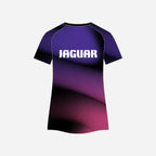 Women's Jaguar Badminton Club 2025 Shirt - Black/Deep Purple/Bright Pink