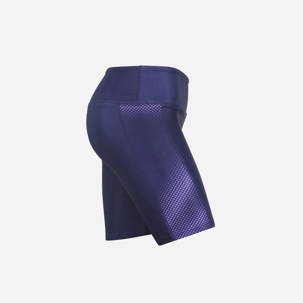 Women's Nova Short Leggings - Navy & Lilac