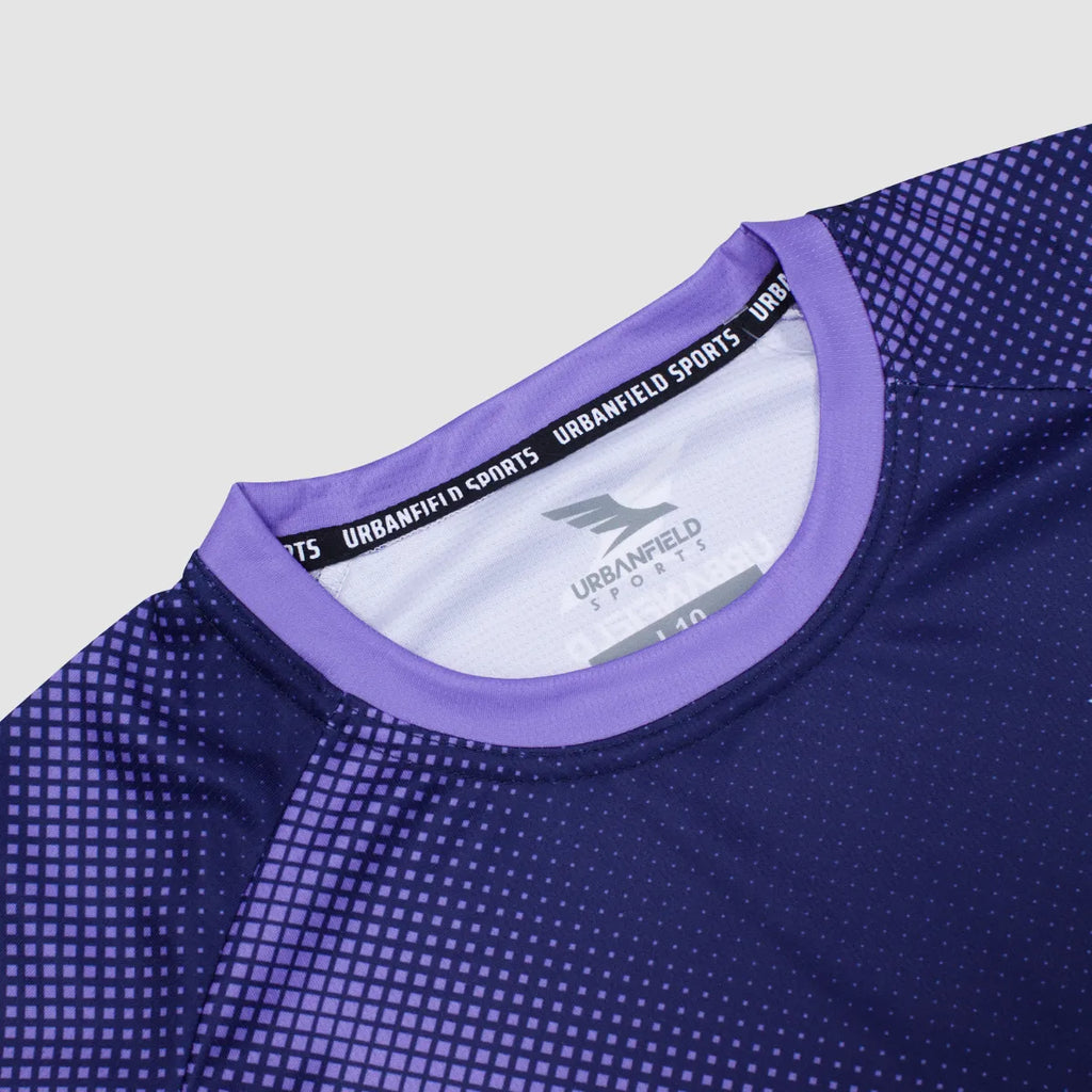 Women's Urbanfield Sports Nova Short Sleeve T-Shirt - Navy/Lilac