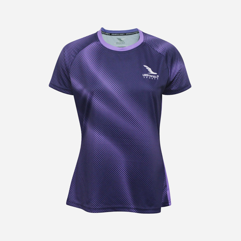 Women's Nova Short Sleeve T-Shirt - Navy & Lilac