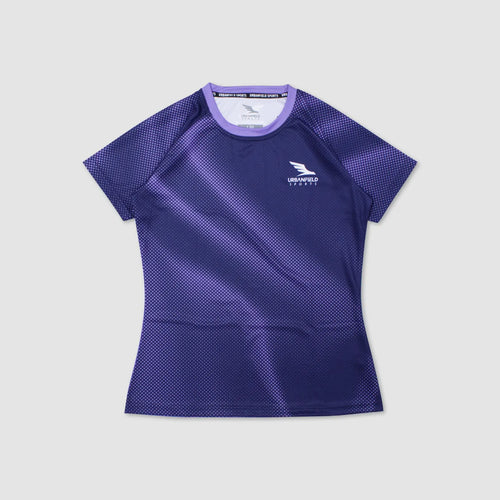Women's Urbanfield Sports Nova Short Sleeve T-Shirt - Navy/Lilac