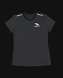 Women's speed short sleeve running T-shirt white / black