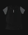 Women's speed short sleeve running T-shirt white / black