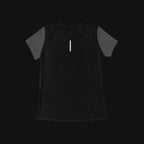 Women's speed short sleeve running T-shirt white / black
