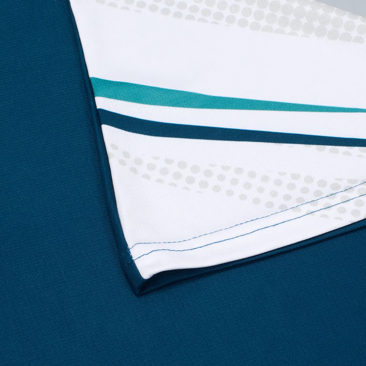 Women's Urbanfield Sports Speed Strike Short Sleeve T-Shirt - White/Deep Ocean Teal