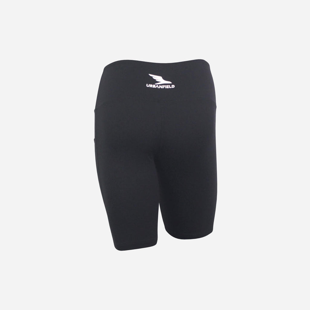 Women's Active Training High-Waist Short Leggings - Black