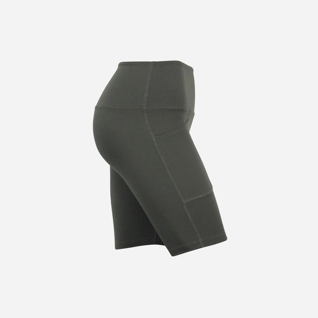 Women's Active Training High-Waist Short Leggings - Olive