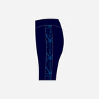 Women's York RI Centenary Short Leggings - Navy Blue/Cyan/Mint Green/White