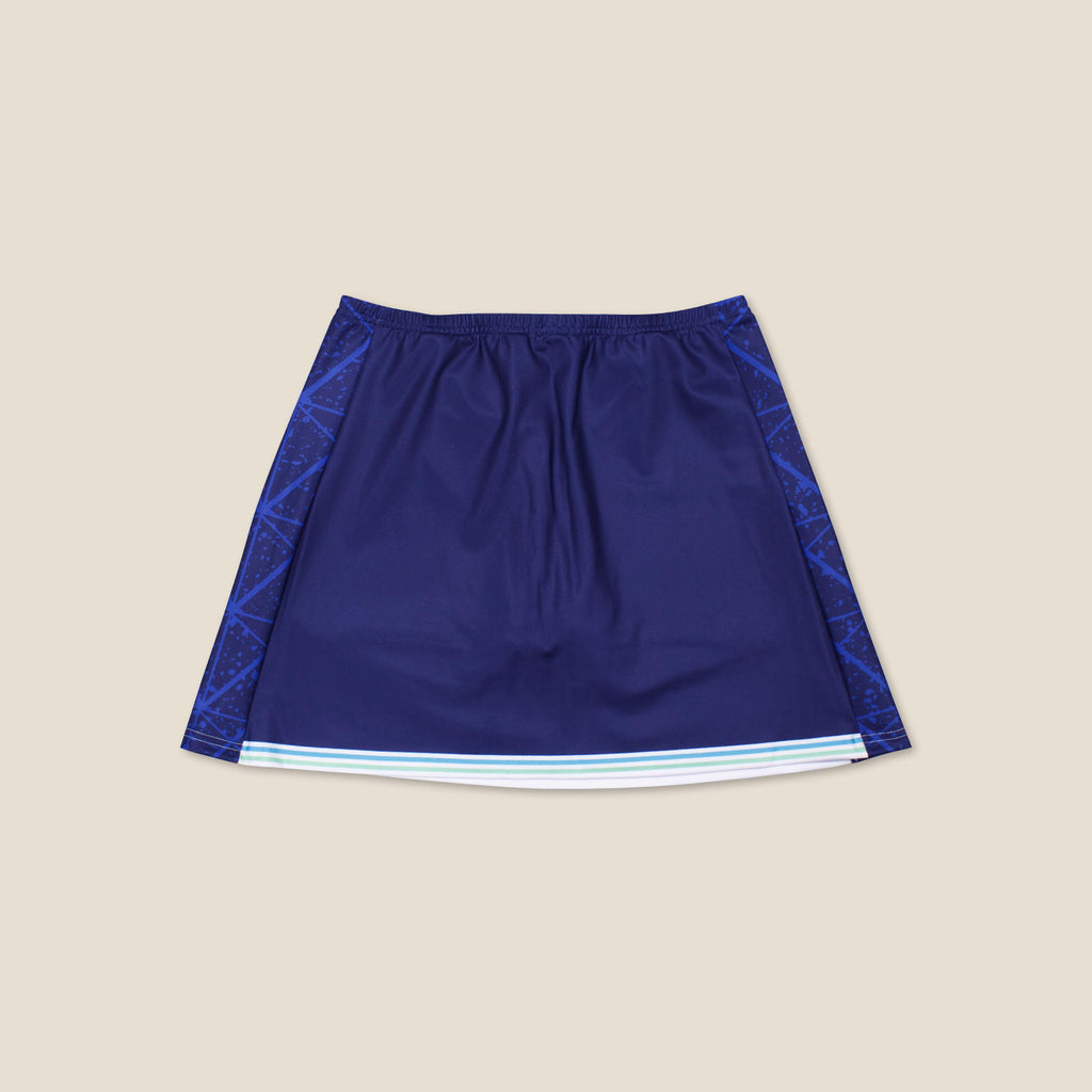 Women's York RI Centenary Skort - Navy Blue/Cyan/Mint Green/White