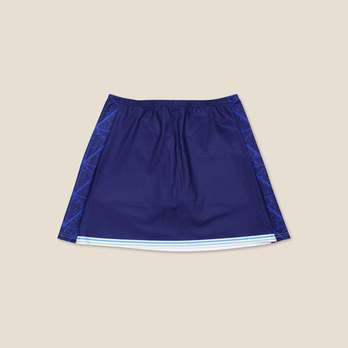 Women's York RI Centenary Skort - Navy Blue/Cyan/Mint Green/White