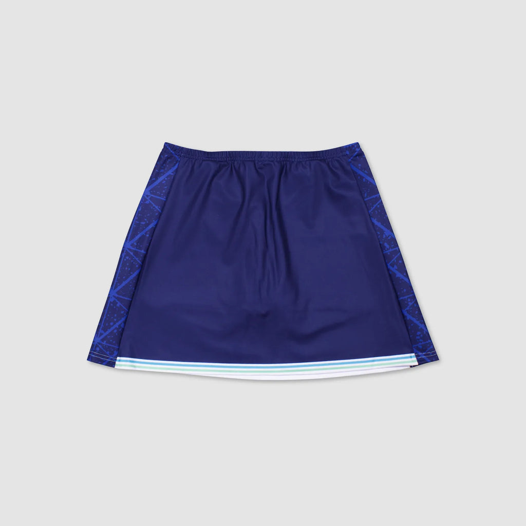 Women's York RI Centenary Skort - Navy Blue/Cyan/Mint Green/White