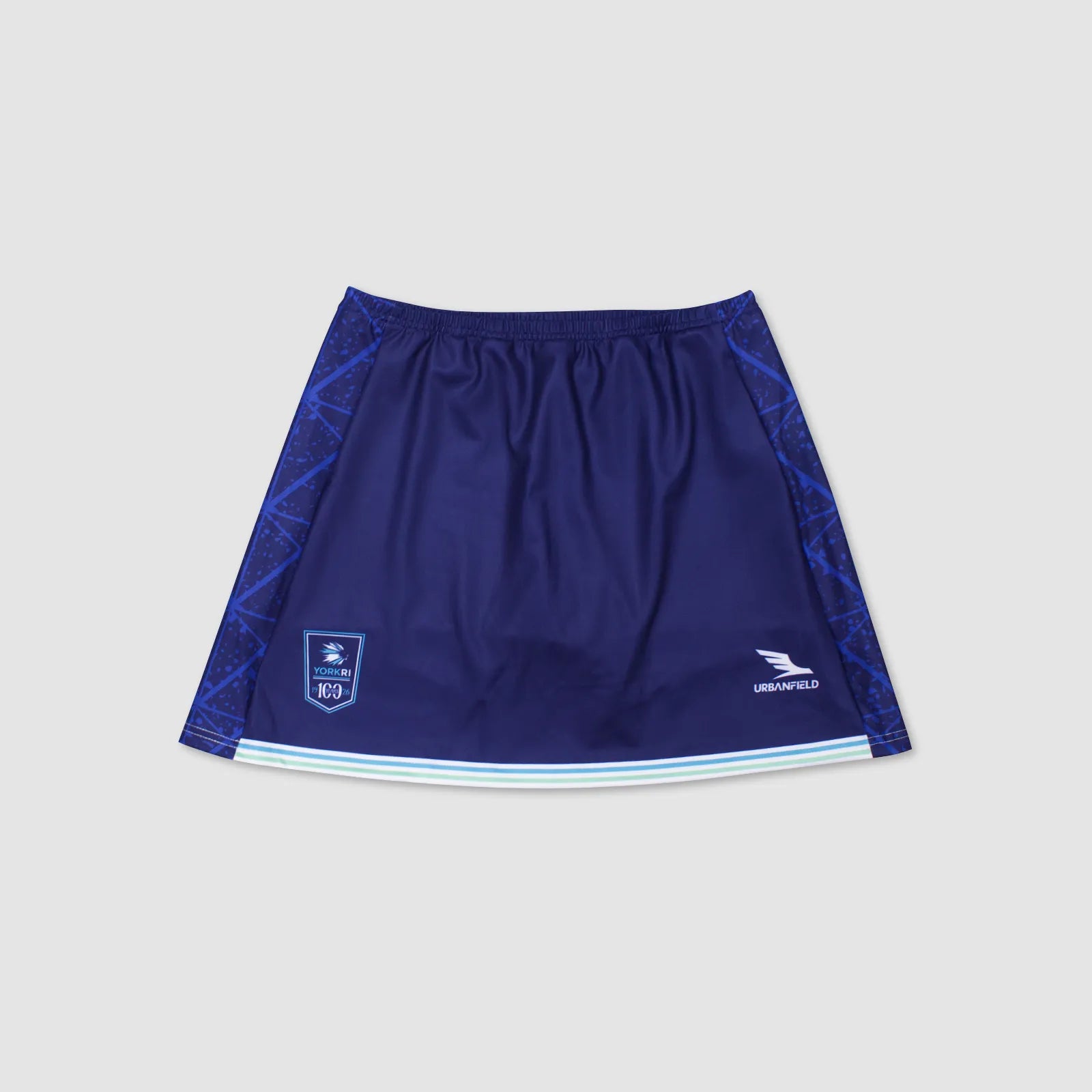 Women's York RI Centenary Skort - Navy Blue/Cyan/Mint Green/White