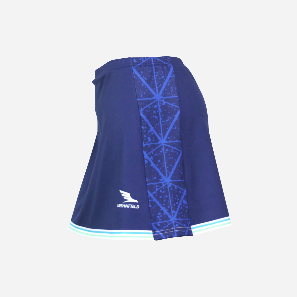 Women's York RI Centenary Skort - Navy Blue/Cyan/Mint Green/White