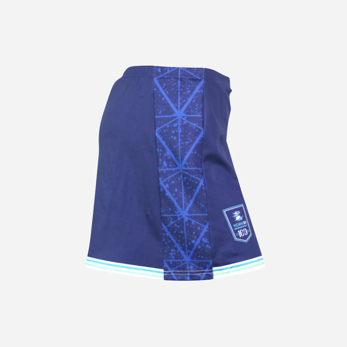 Women's York RI Centenary Skort - Navy Blue/Cyan/Mint Green/White