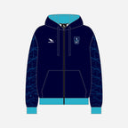 York RI Full-Zip Hoodie - Navy Blue/Cyan/White