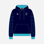 York RI Centenary Hoodie - Navy Blue/Cyan/White
